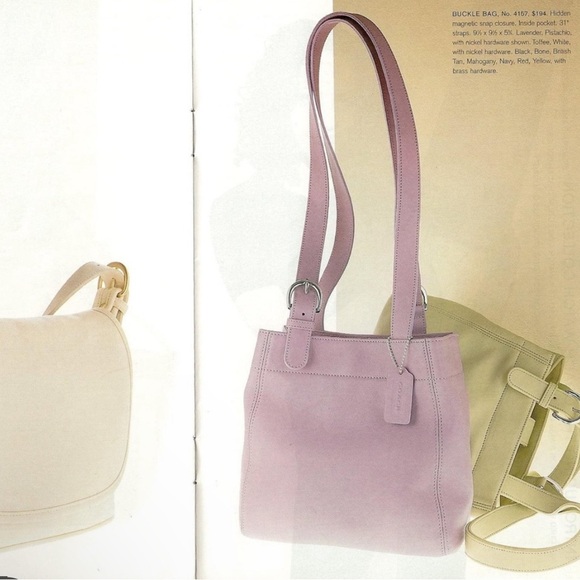 Vintage Coach Green light tan Soho Lightweight Buckle Bag #4157 - Picture 15 of 15